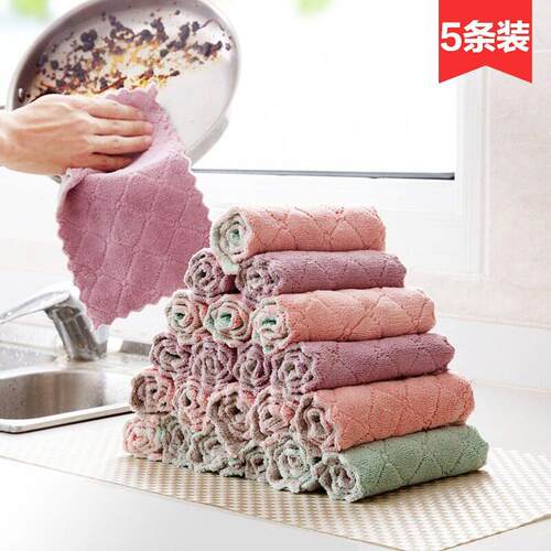 This Chinese text describes a type of kitchen cloth. Here's
