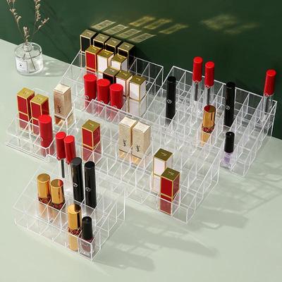 9/24/36/40-slot transparent lipstick organizer storage box,