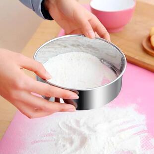 Stainless Steel Sifter Sieve for Flour, Fine Mesh Strainer f