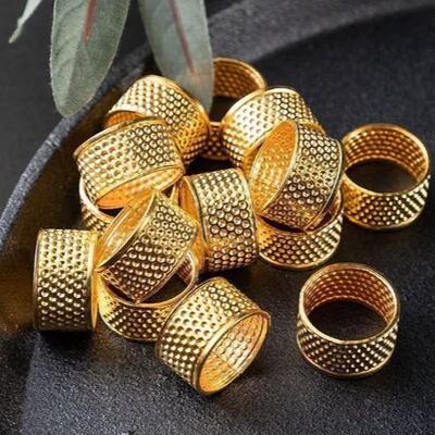 Adjustable Vintage Thimble Finger Sleeve, Handmade Wedding T