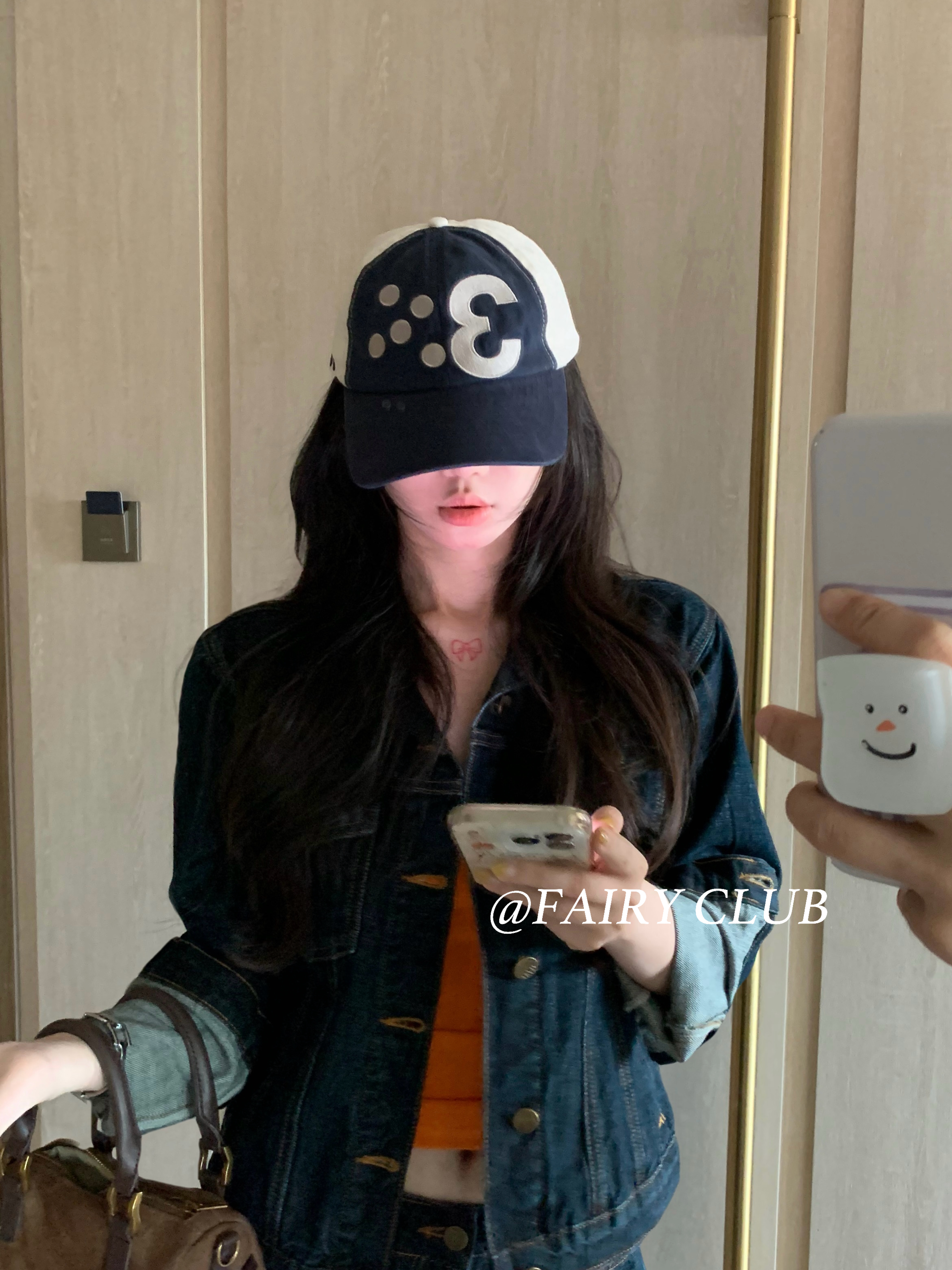 ins韩版杨超越同款拼色刺绣鸭舌帽TCM简约刺绣百搭水洗做旧棒球帽