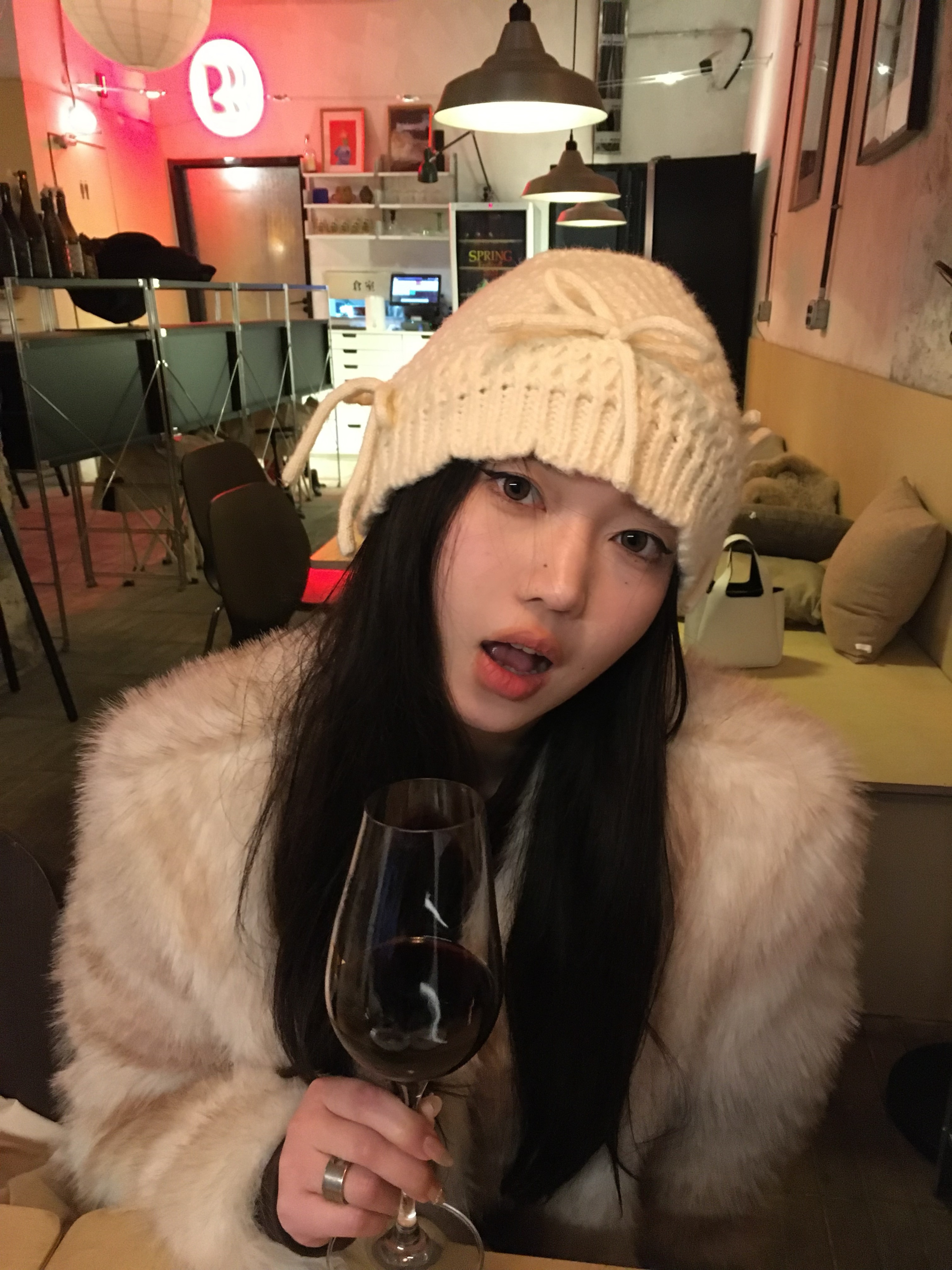 新款春秋韩版纯手工编制蝴蝶结针织帽ins风百搭渔夫帽盆帽冷帽女