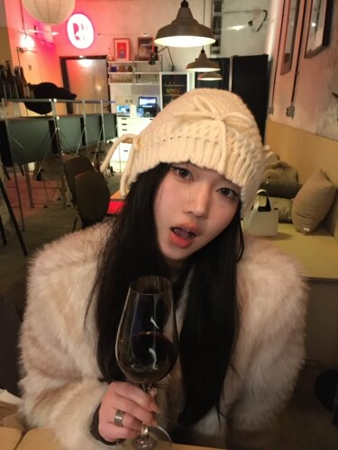 新款春秋韩版纯手工编制蝴蝶结针织帽ins风百搭渔夫帽盆帽冷帽女