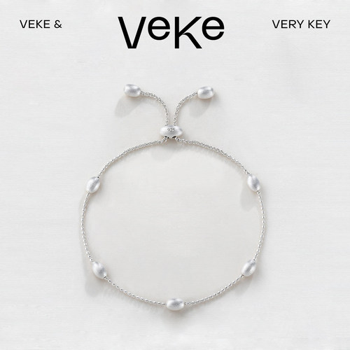 VEKE「月光曲」纯银项链法式精致气质叠戴925银短款项链NC19131A