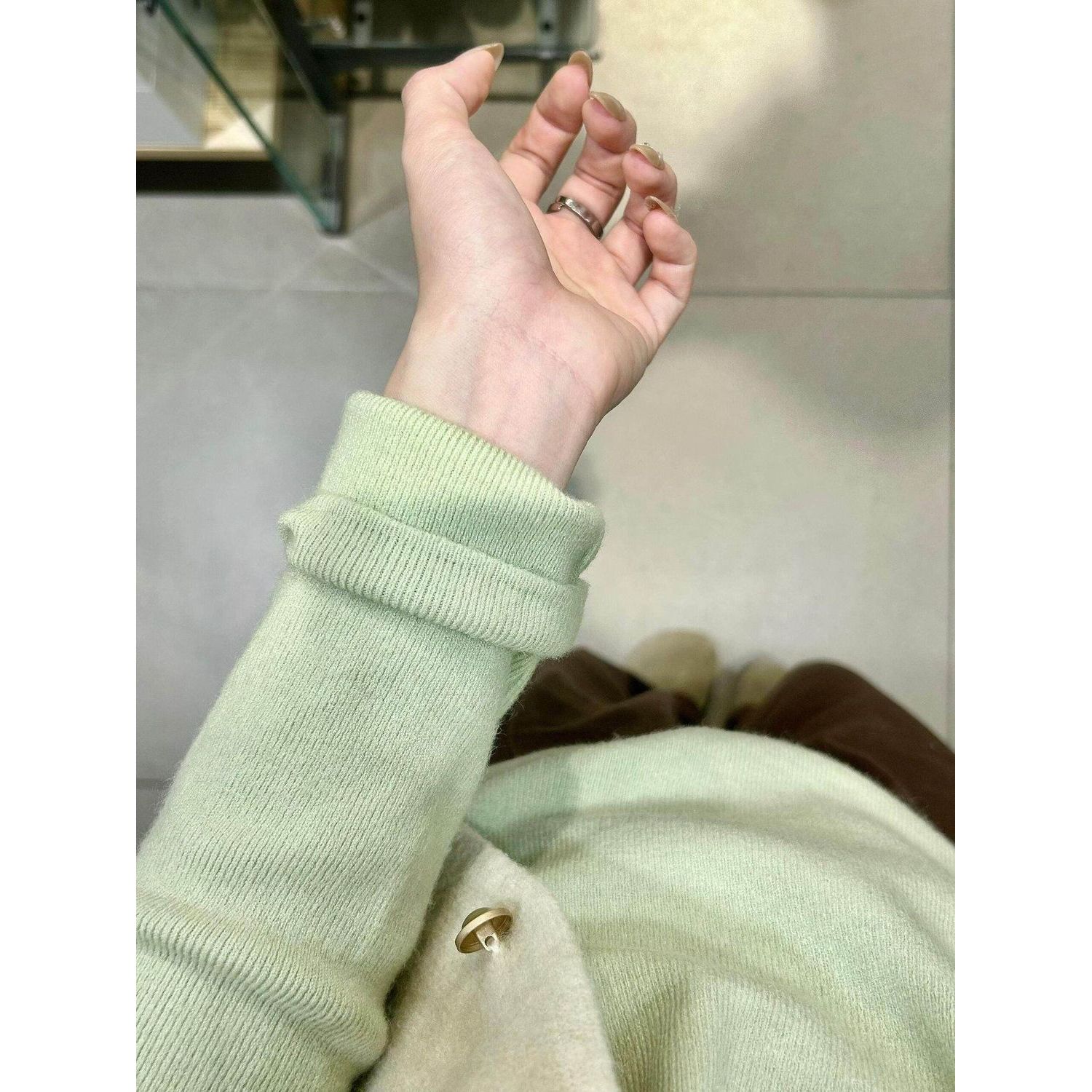 显瘦套头针织衫内搭打底衫上衣