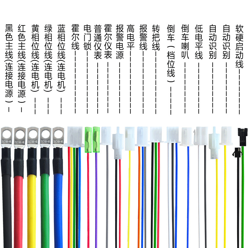 48v60v72v1500w控制器电动三轮车电瓶车大功率智能无刷电机控制器