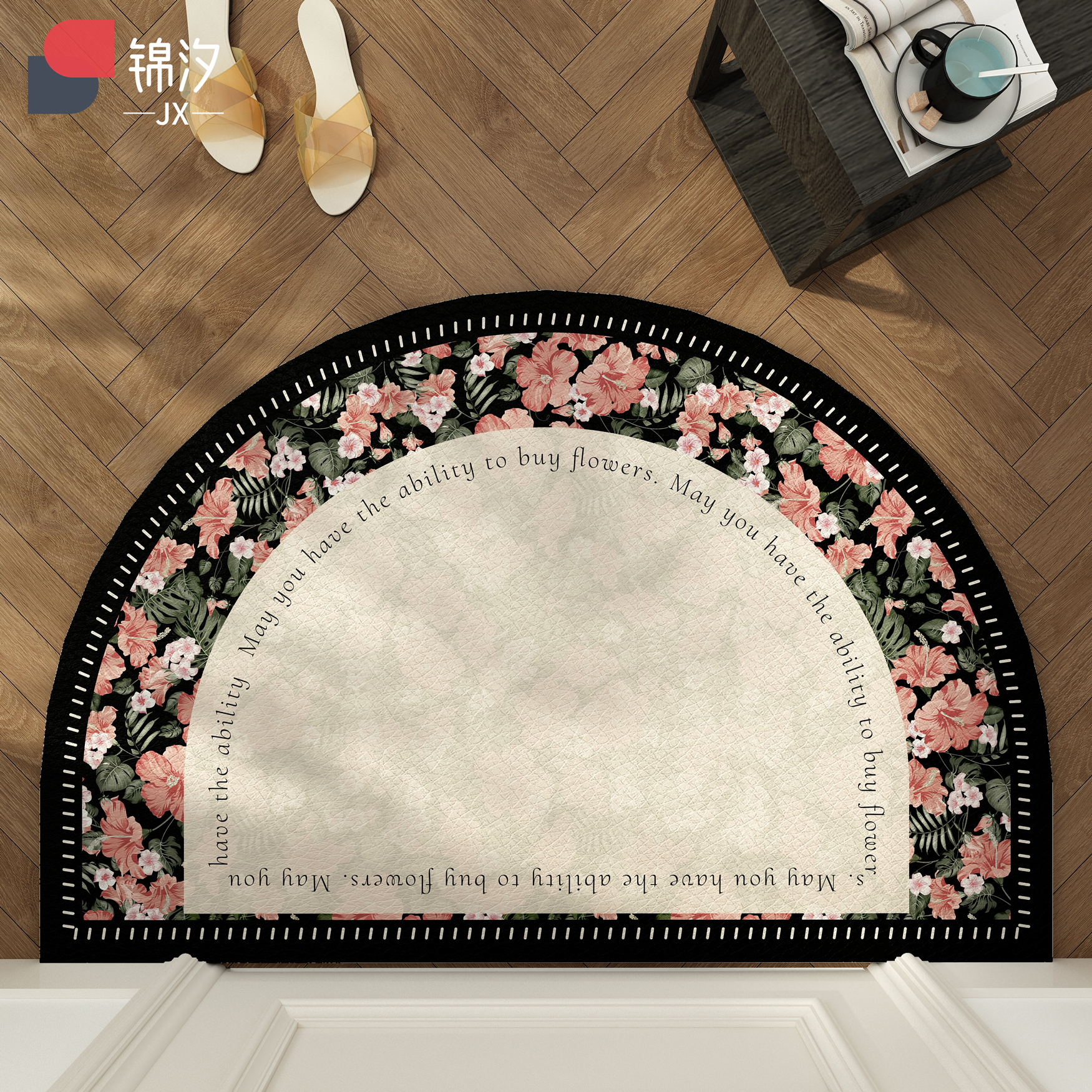 pvc皮革入户门垫进门门口家用防滑地垫免洗可擦可裁剪脚垫地毯