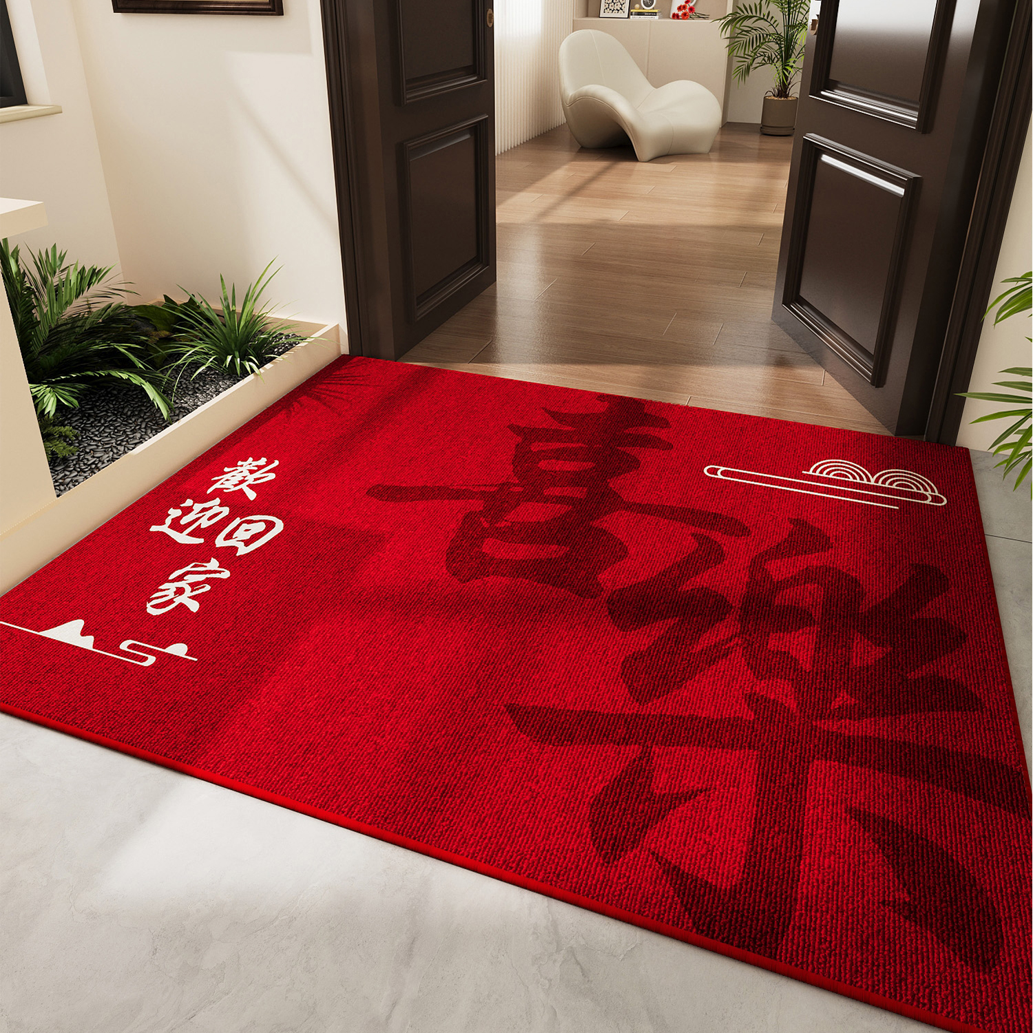 入户门地垫耐脏防滑脚垫玄关地毯