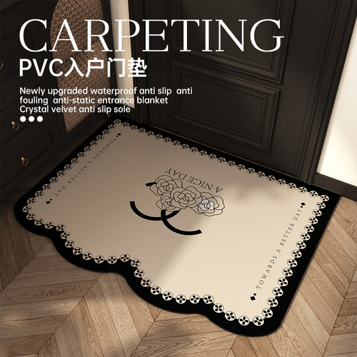 锦汐pvc皮革地垫进门入户门脚垫