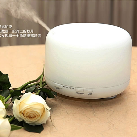 家用香薰机净化空气负离子超静音 500ML，大白系LM-168