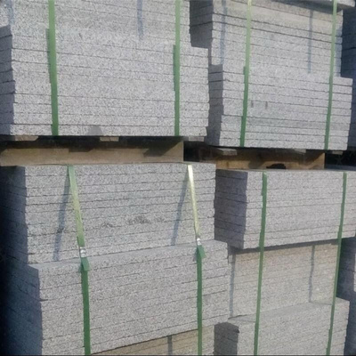 新款芝麻灰花岗岩石材麻石浅灰色铺石地I砖板材院子马路别墅小区