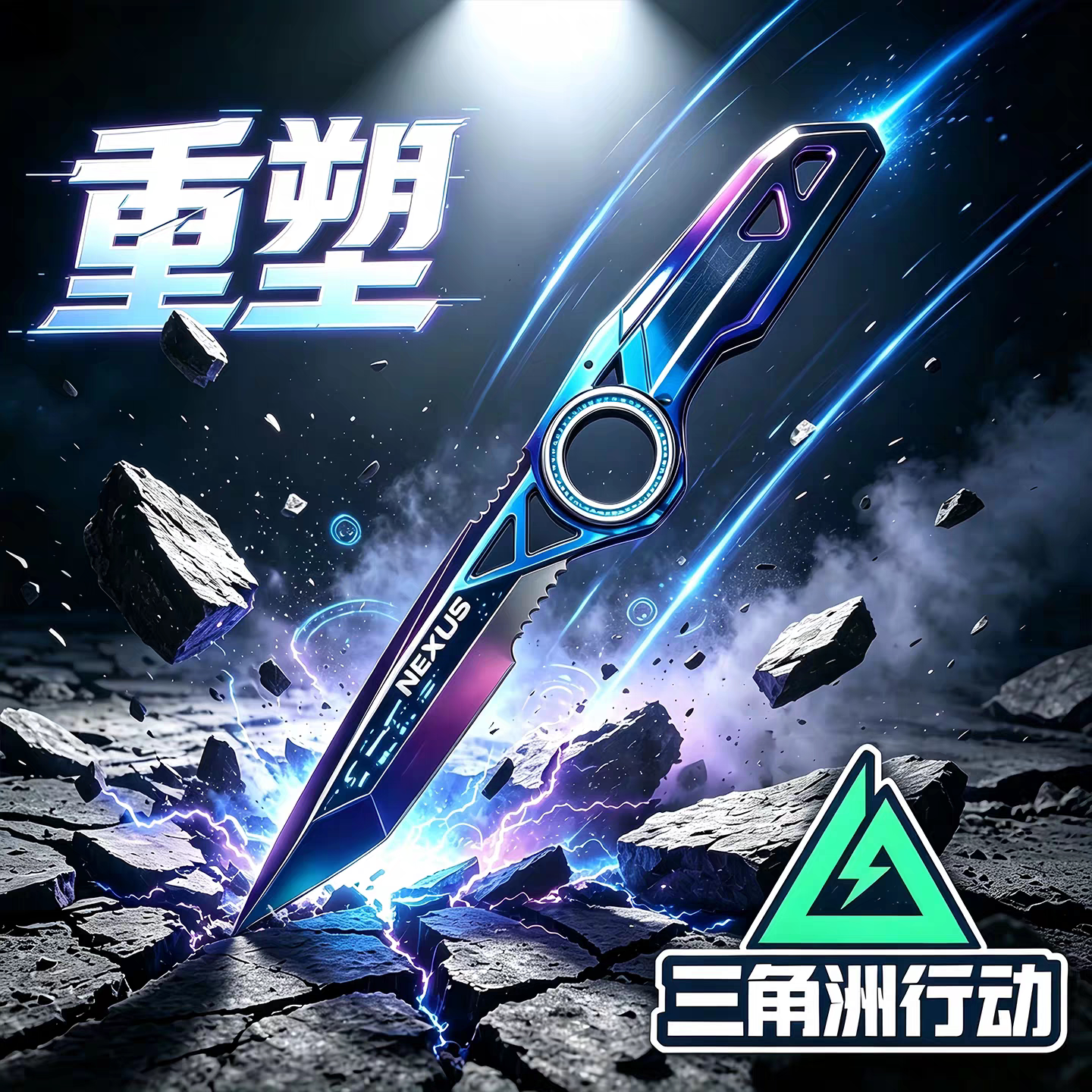 全套14款刀皮三角洲行动重塑北极星合金玩具实物周边模型游戏摆件图片
