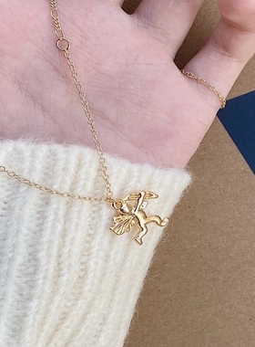 bm铜饰品项链女丘比特