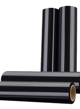 极速绿色缠绕膜宽50cm重5斤彩色打包膜工业N保鲜膜物流包装膜PE拉