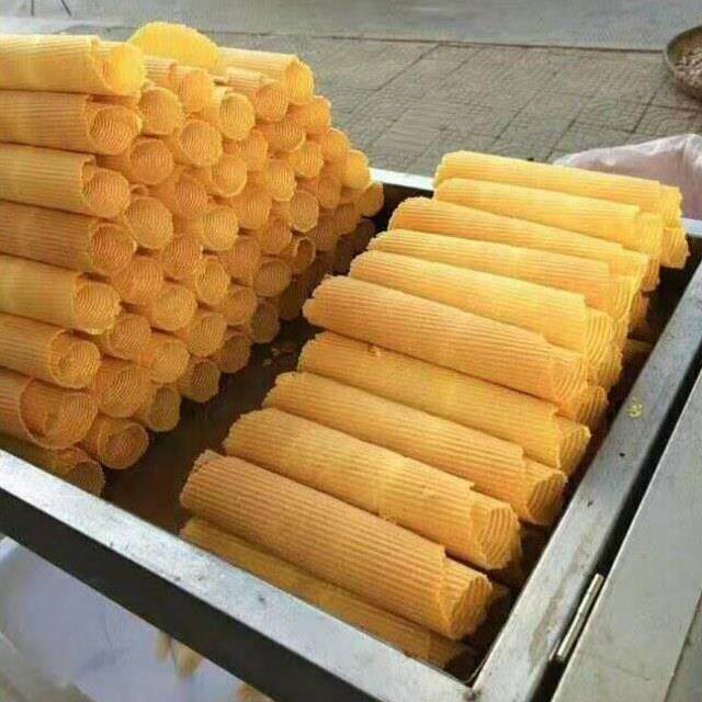 正品不锈钢燃气六面脆皮机商用多功能蛋卷机冰激淋皮电子打火
