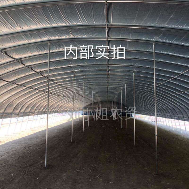 好货养殖养鸡大棚鹅鸡舍养猪温室椭圆管骨架钢管鸡棚搭建鸡猪用养