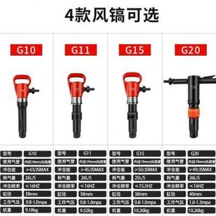臣子气镐风镐气动凿锤工业级G10G11G15G20气镐工具刹车片铆钉气铲