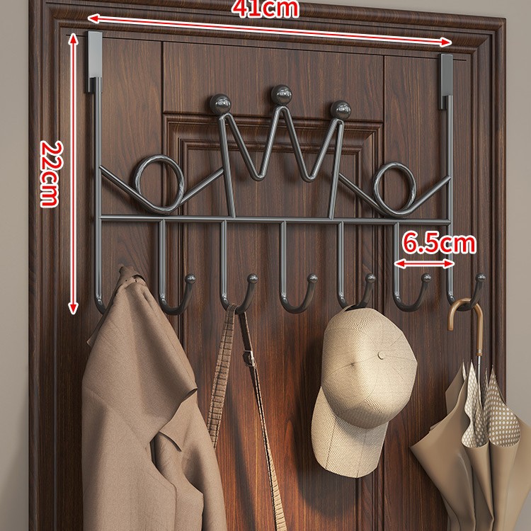 无痕门后挂衣架进门免钉挂钩衣服