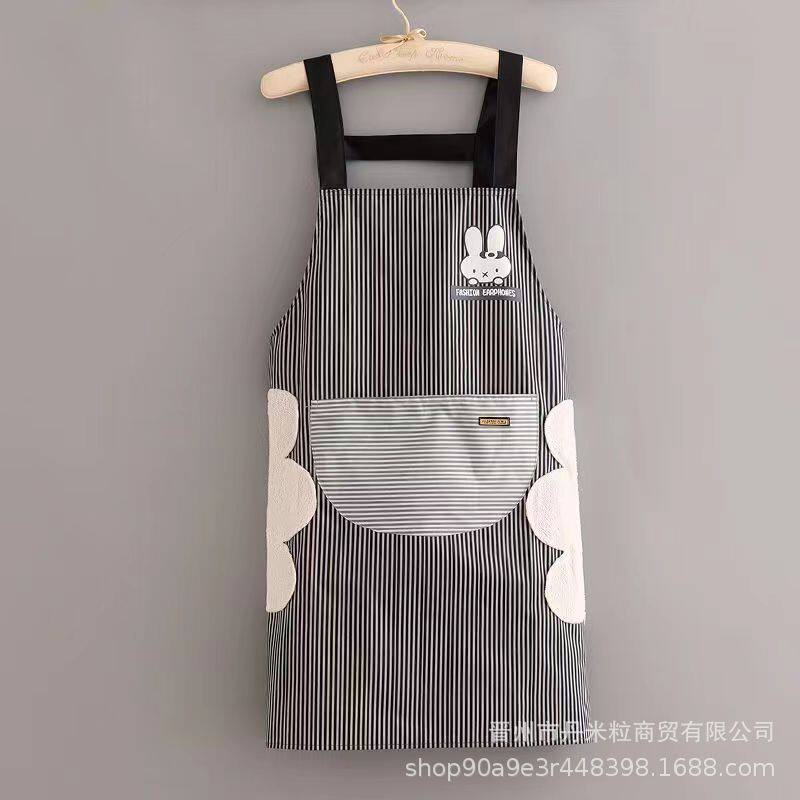 围裙女款2025新款冬专用女围腰防水防油皮背带饭店耐脏耐磨情侣防