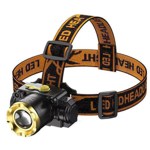 led头灯头戴式专用便携户外登山头灯头戴夜跑照明灯手电筒灯夜钓