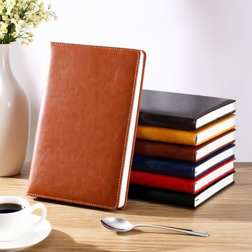 A5PU皮面加厚商务会议笔记本