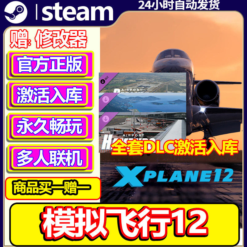 steam正版模拟飞行12激活码CDKey