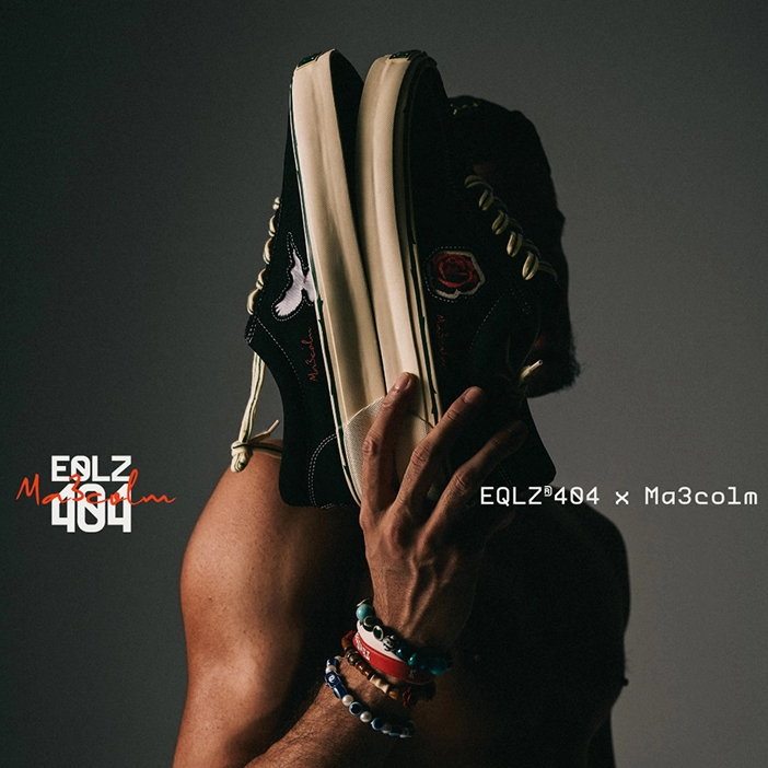 EQLZ×Ma3colm联名义阔官方卡米然404OG和平与爱刺绣复古百搭板鞋,运动鞋new,板鞋,淘宝优惠券,粉丝福利购,淘宝优惠卷