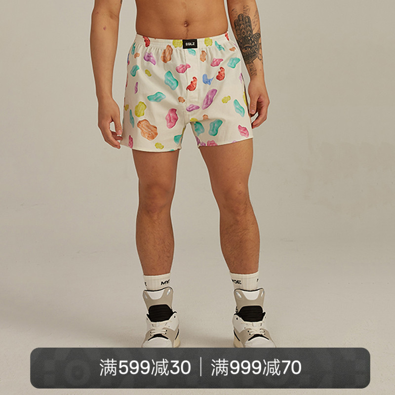 EQLZ阿罗裤男士平角内裤无中生有