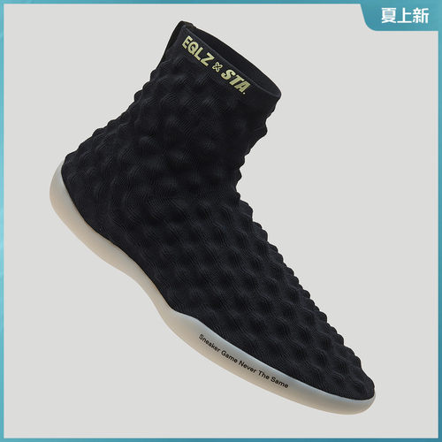 EQLZ x STA 联名1960飞织复古文化鞋高帮轻便飞织复古篮球鞋