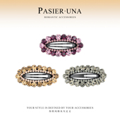 铂思亚韩系5cm闪钻椭圆百搭边夹气质发夹NN352