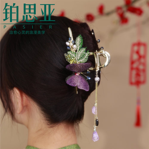 铂思亚森系蝴蝶抓夹女发夹子发饰