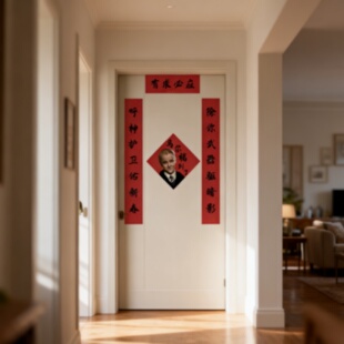 2026年马尔福春联哈利波特马年对联新年装饰氛围春节入户门福字贴