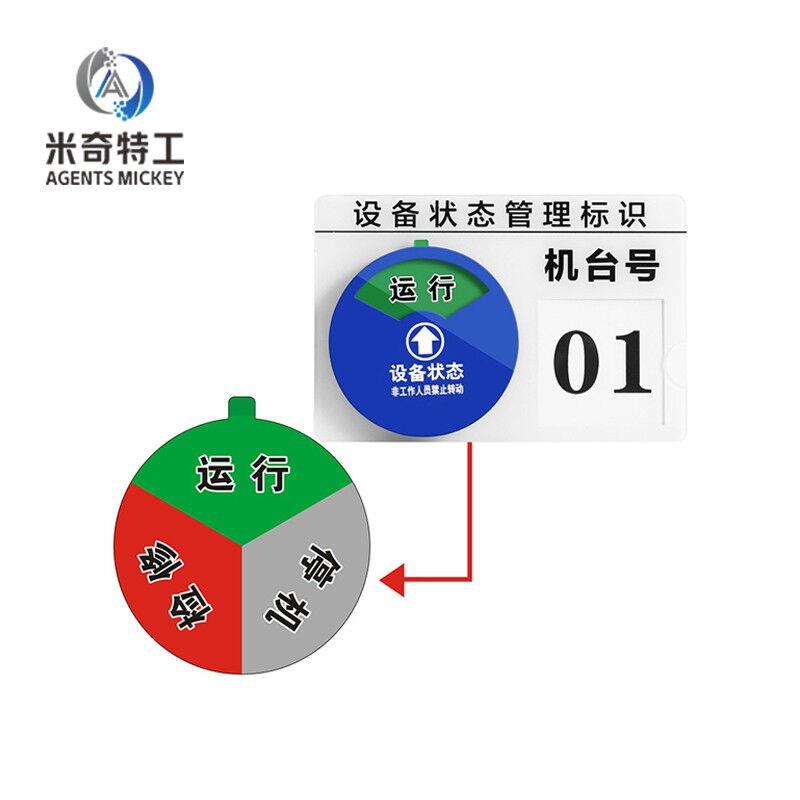 米奇特工（Agentsmickey）设备状态管理标识牌机械仪器运行状态亚-封面