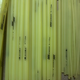 邵氏高硬度tpu胶棒聚氨酯棒优力胶棒95硬度TPU棒直径4-25mm实心棒