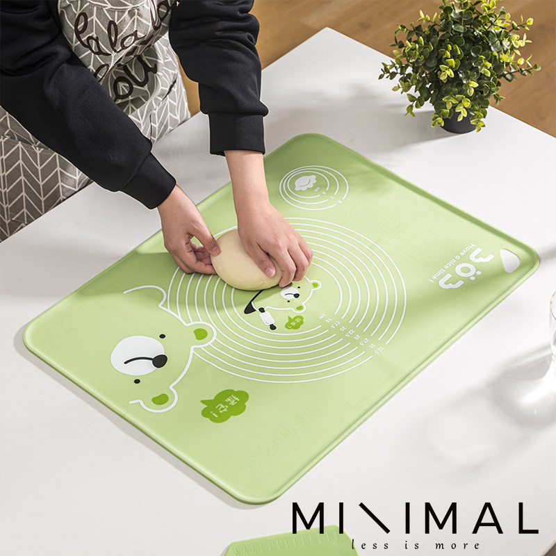 创意卡通硅胶揉面垫食品级面垫加厚加大家用面板和面擀面垫子案板