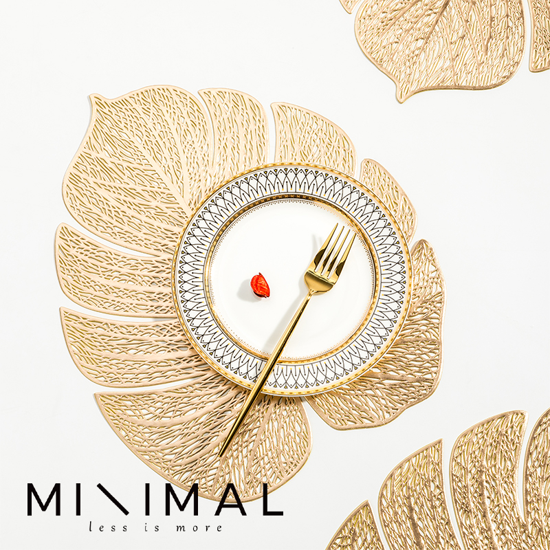 圆桌创意餐垫pvc饭店欧式隔热