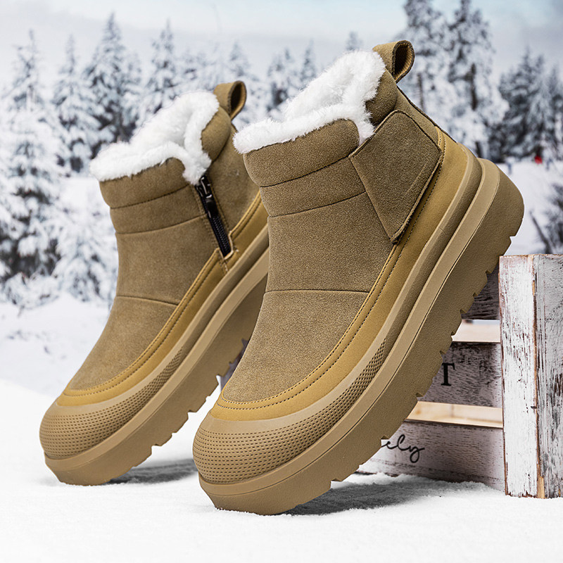 2026冬季新款男士爆款羊毛雪地靴户外鞋加绒男款保暖时尚潮流防寒,流行男鞋,时尚雪地靴,淘宝优惠券,粉丝福利购,淘宝优惠卷
