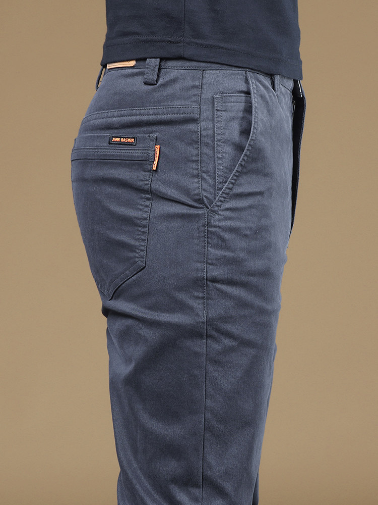 香港夏季薄款纯棉休闲裤男2025年新款直筒裤弹力商务长裤男士裤子,男装,休闲裤,淘宝优惠券,粉丝福利购,淘宝优惠卷