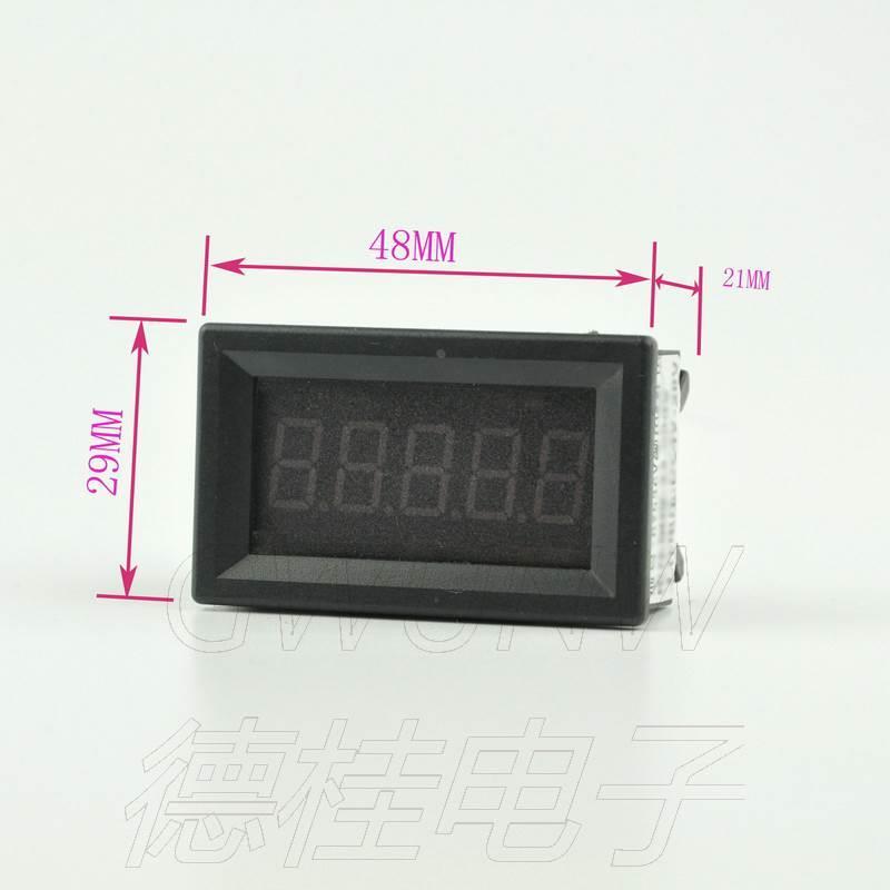 BY436VG 0-999.9V(1000V)四位0.36寸高精度电压表数显高压/直流*