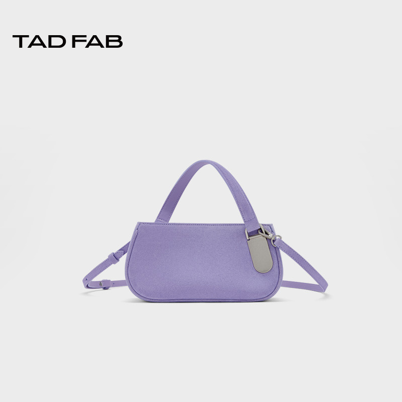 TADFAB麂皮手提包可拆卸肩带