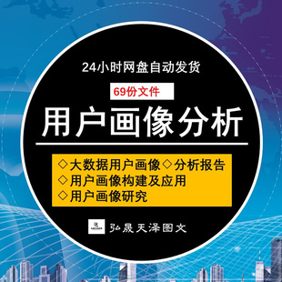 用户画像研究策划产品经理资料分析客户数据建模标签体系文档模板