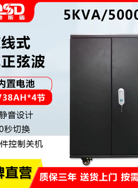 PDSD 在线式UPS不间断电源5KVA/5000W停电备用内置4节38A电池