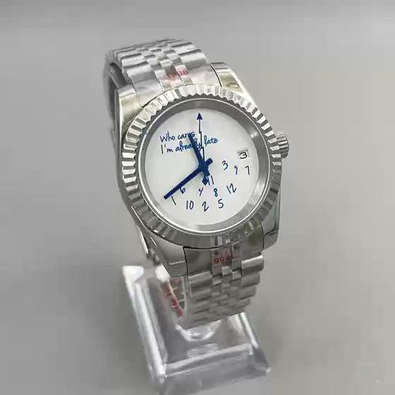 Nh35 Movement Watch Accessories Stainless Steel Case Sapphire Glass 28.5mm Dial with Nh35 Movement Watch