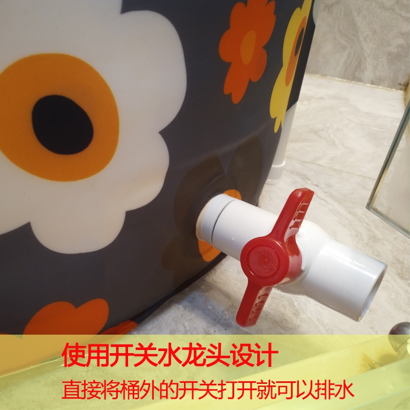 家用泡澡桶大人塑料全身可拆卸洗澡桶家庭洗澡折叠浴桶泡澡神器