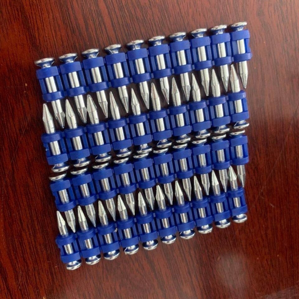 推荐高强度瓦斯钉连发射钉塑排钉混凝土线槽门窗安装水泥钉包邮一