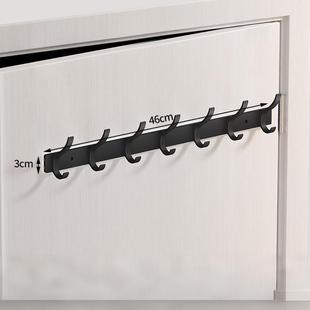 不占空间的挂衣架门后折叠门后加长挂钩宿舍加厚排钩无痕卧室衣架