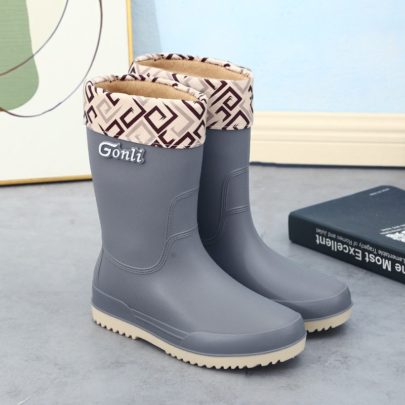 胶鞋女款新款男士防水雨鞋时尚2025四季橡胶短筒冬季车间一体钓鱼,女鞋,雨鞋,淘宝优惠券,粉丝福利购,淘宝优惠卷