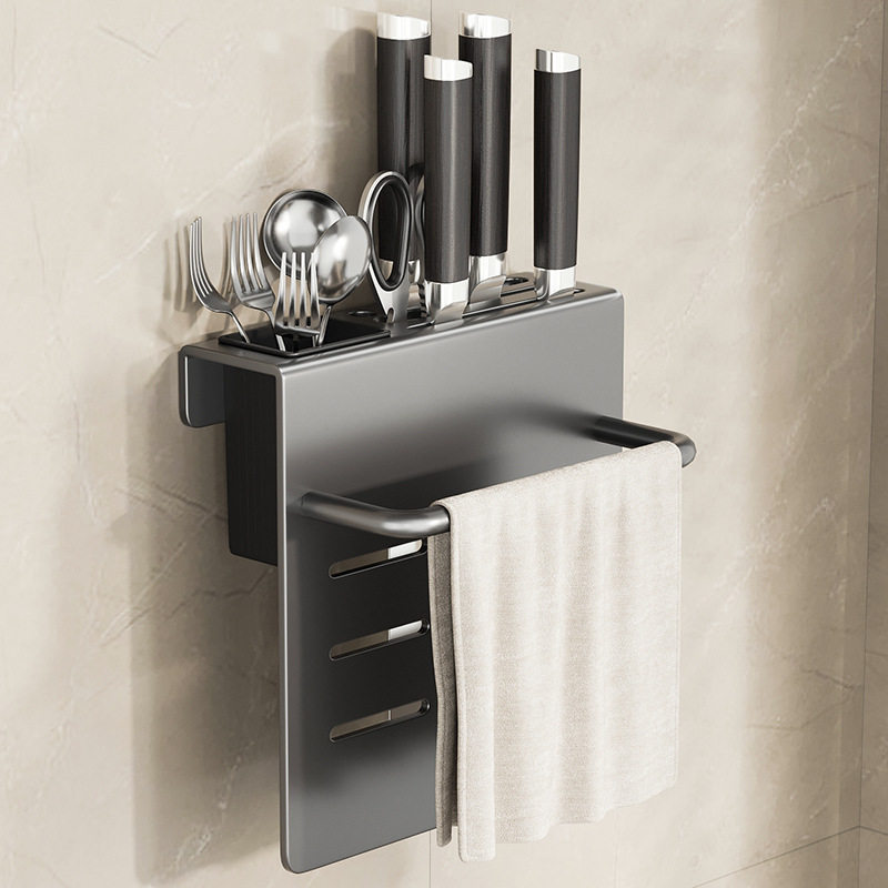 刀架铲子置物架专用刀具菜刀架子打孔架收纳盒刀座放置厨房一体架,厨房/烹饪用具,刀架,淘宝优惠券,粉丝福利购,淘宝优惠卷