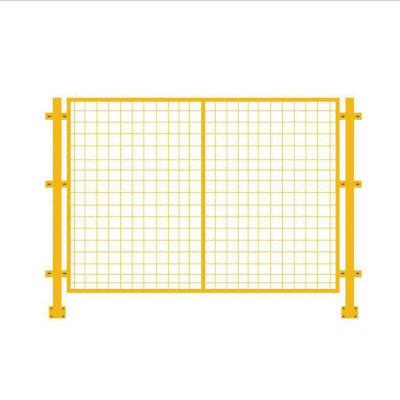 车间隔离网护栏网铁丝网围栏钢丝网工厂仓库防护隔断网移动推拉门