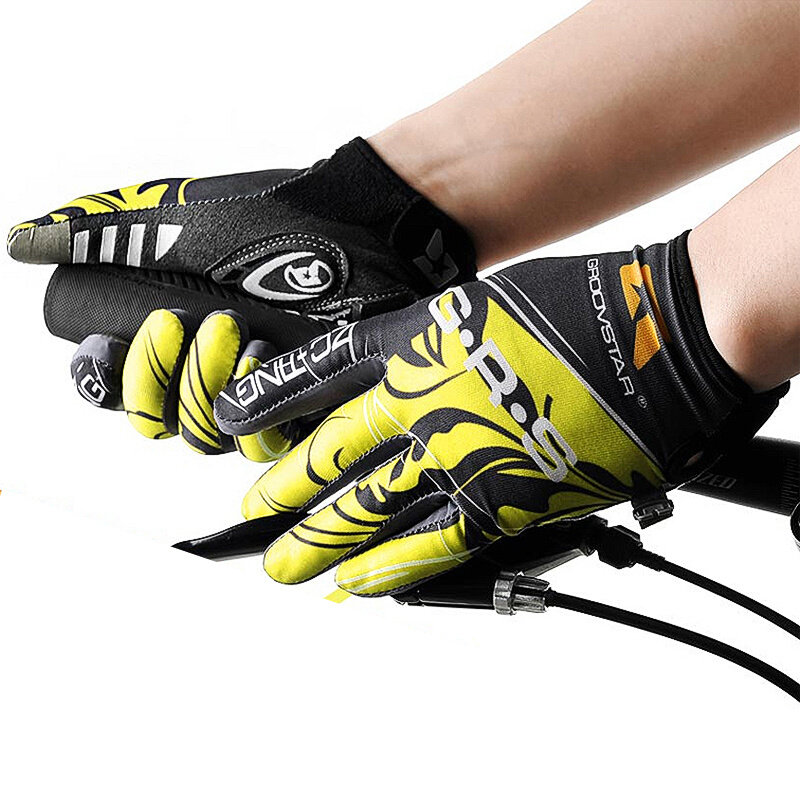 LTVT骑行手套山地自行车手套春夏季全指半指透气男女运动防滑装备